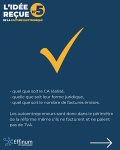 Facture électronique – Idée reçue #5